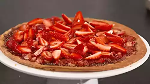 Tarte fine aux fraises par Laurent Mariotte