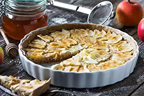 Tarte fine chaude aux pommes acidulées