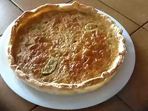 Tarte-flan banane-kiwi