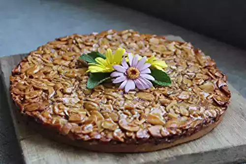 Tarte Florentine (vegan, sans gluten et sans sucre raffinés)