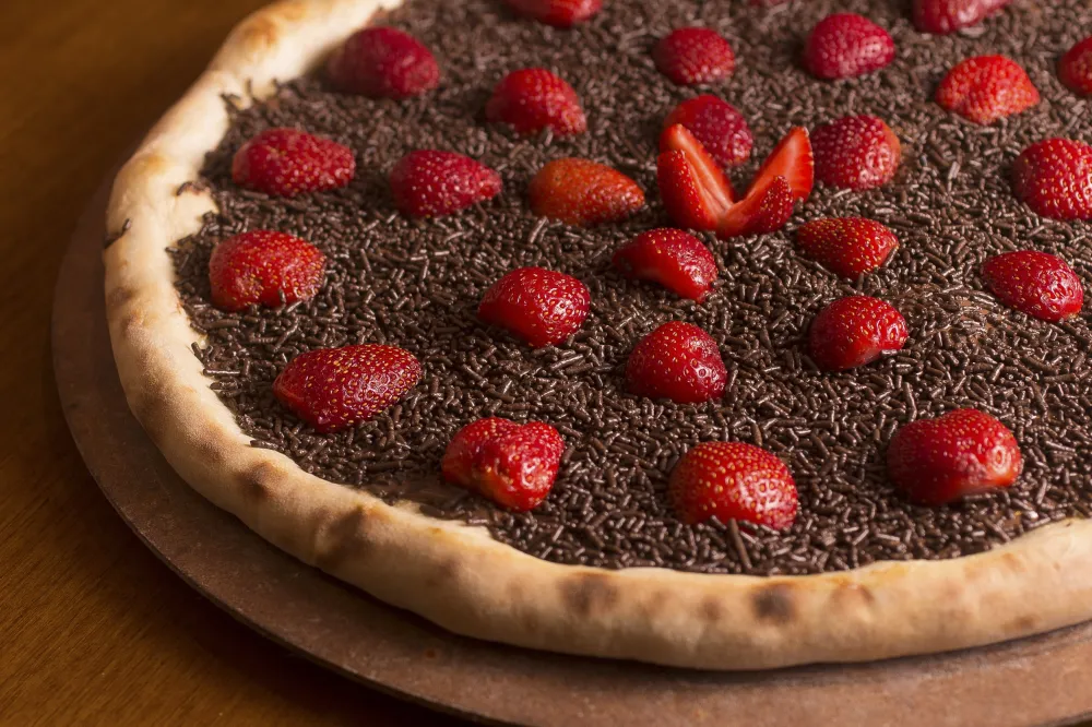 Tarte fraises et chocolat