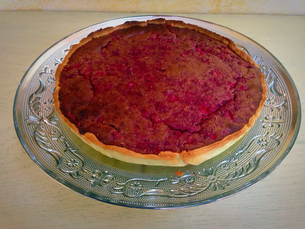 Tarte framboises groseilles