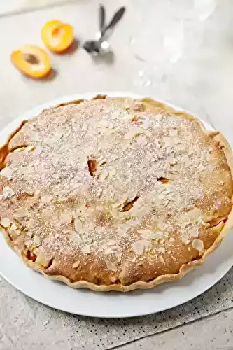 Tarte gourmandine abricot et chocolat blanc