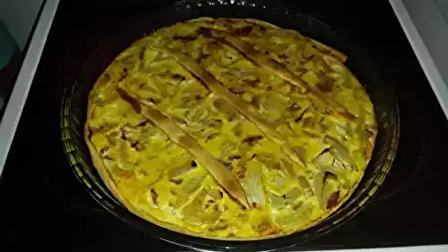 Tarte indienne au fenouil