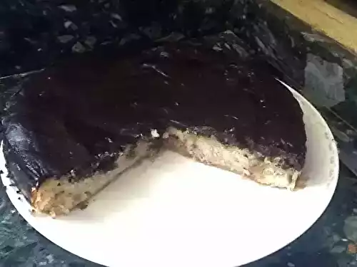 Tarte noix de coco-chocolat de Sido