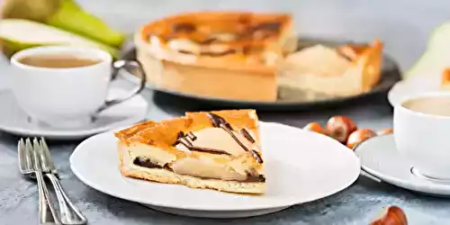 Tarte poire et chocolat au Cooking Chef