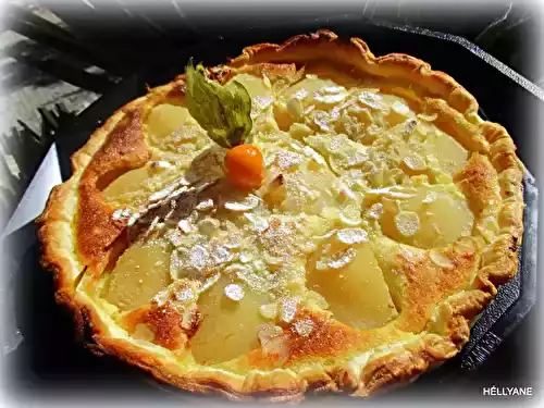 Tarte poires-amandes