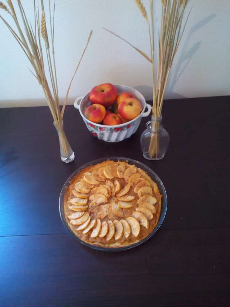 Tarte Pommes Noisettes Cannelle