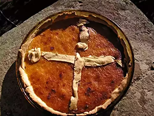 Tarte potiron-citron