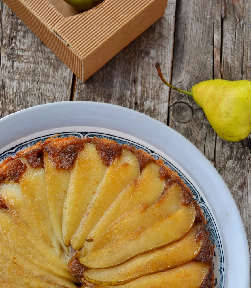 Tarte tatin aux poires feuilletée