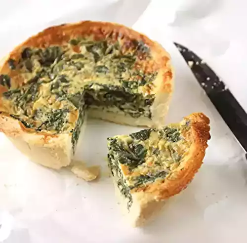 Tartelette aux épinards et bleu