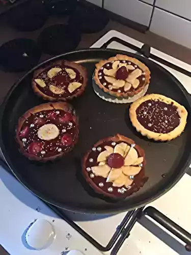 Tartelette chocolat fraises