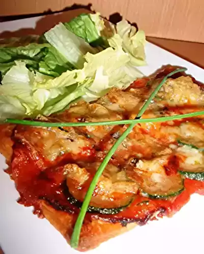 Tartelette tomate, courgette & gorgonzola