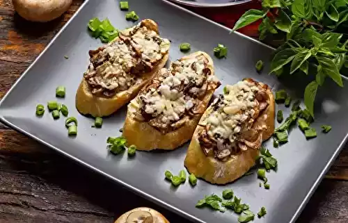 Tartine de rocamadour minceur