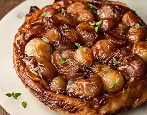 Tatin d'échalotes