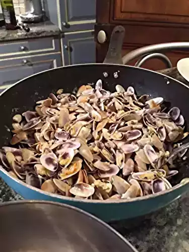 Tellines au pastis de pommeolait