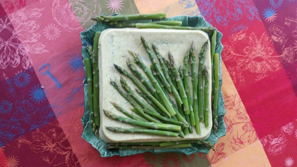 Terrine d'asperges (sans cuisson)