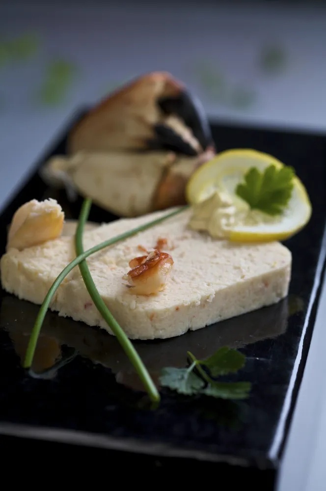 Terrine de crabe et mayonnaise au citron vert