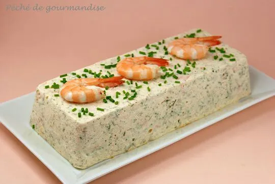 Terrine de poisson et langoustine