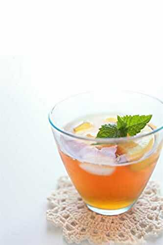 Thé glacé infusion à froid