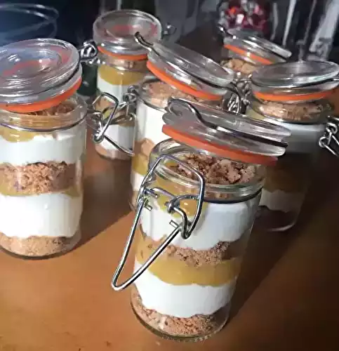 Tiramisu aux abricots et spéculoos