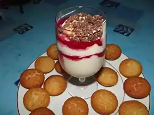 Tiramisu aux framboises et chocolat au daim
