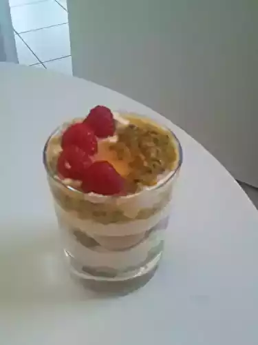 Tiramisu framboise - fruits de la passion