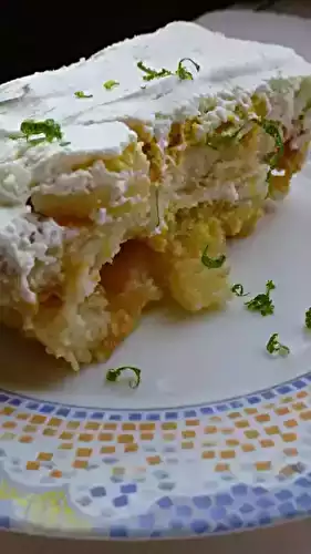 Tiramisu "souvenirs d'été" ananas et citron vert