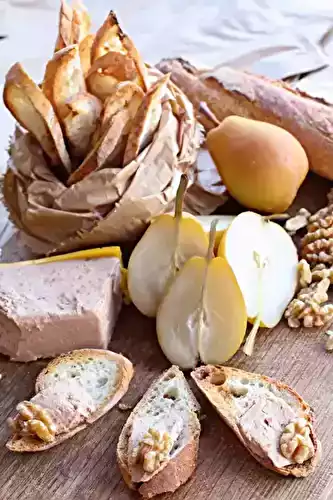 Toast au foie gras et champignons