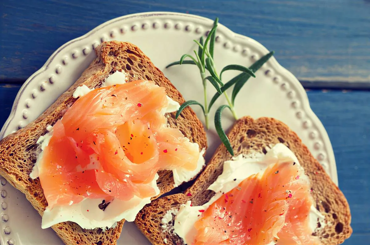 Toasts au saumon fumé