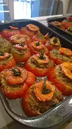 Tomates et courgettes farcies