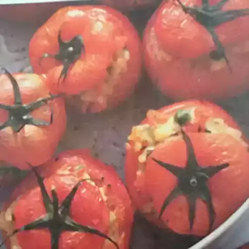 Tomates farcies poulet gruyère persil