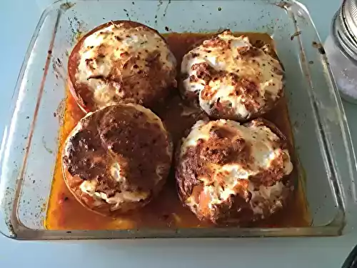 Tomates soufflées à la ricotta