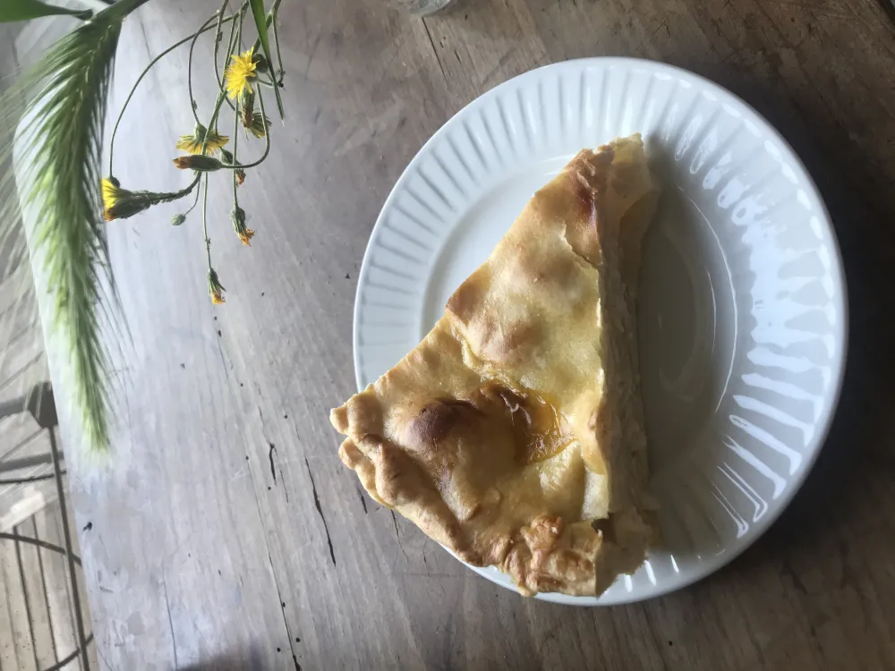 Tourte crémeuse aux poires