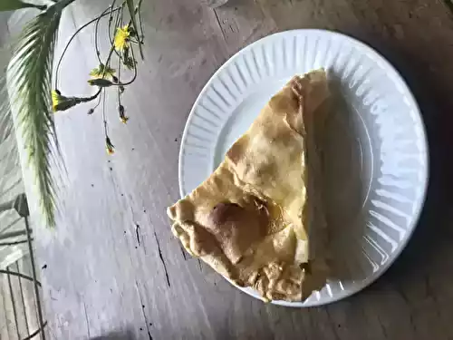 Tourte crémeuse aux poires