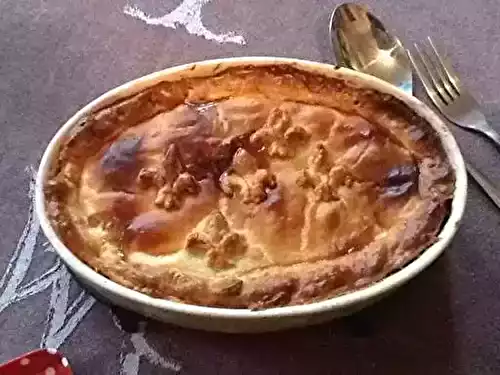 Tourte de volaille aux poireaux