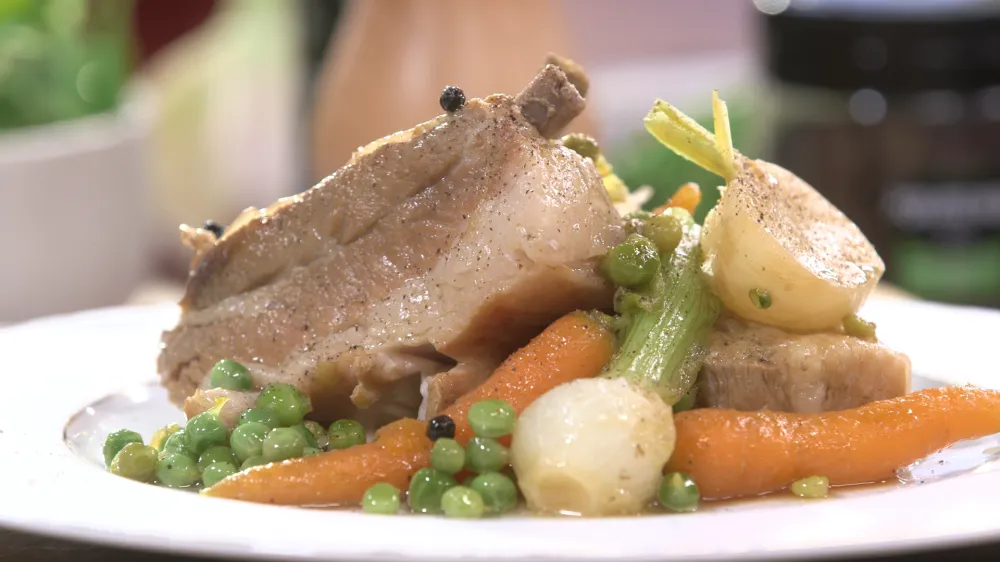 Travers de porc printanier