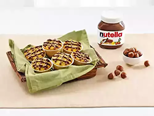 Trio de mini-muffins au Nutella®