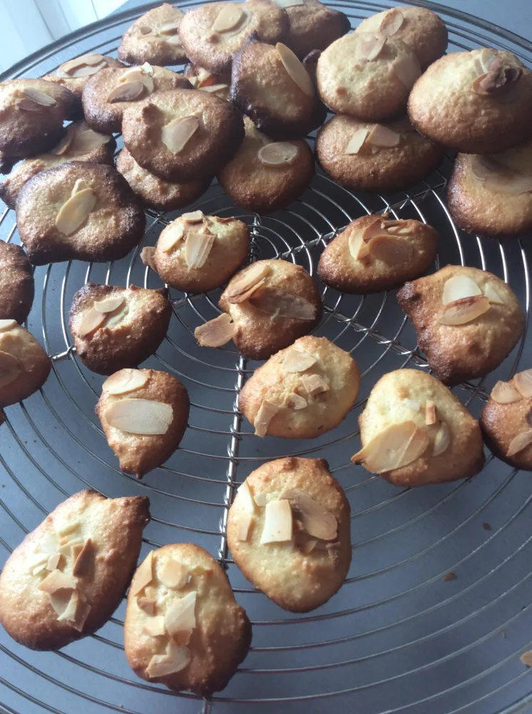 Tuiles moelleuses aux amandes