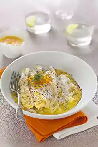 Turbot à l'orange