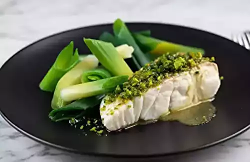 Turbot à la pistache