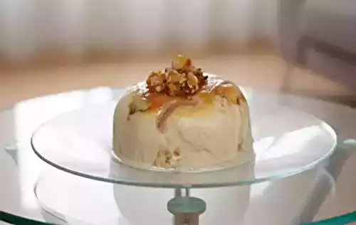 Vacherin Dolce de Leche aux noix de Macadamia caramélisées