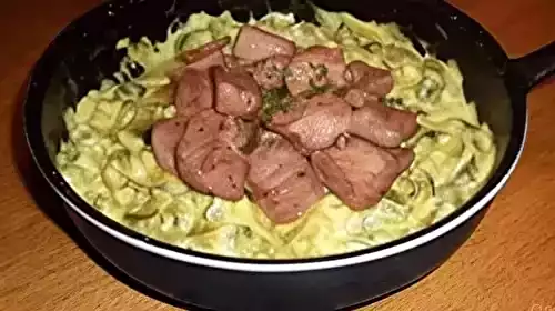 Veau mariné et courgettes au curry