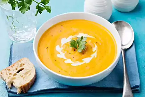 Velouté de butternut à la cannelle au Cooking Chef