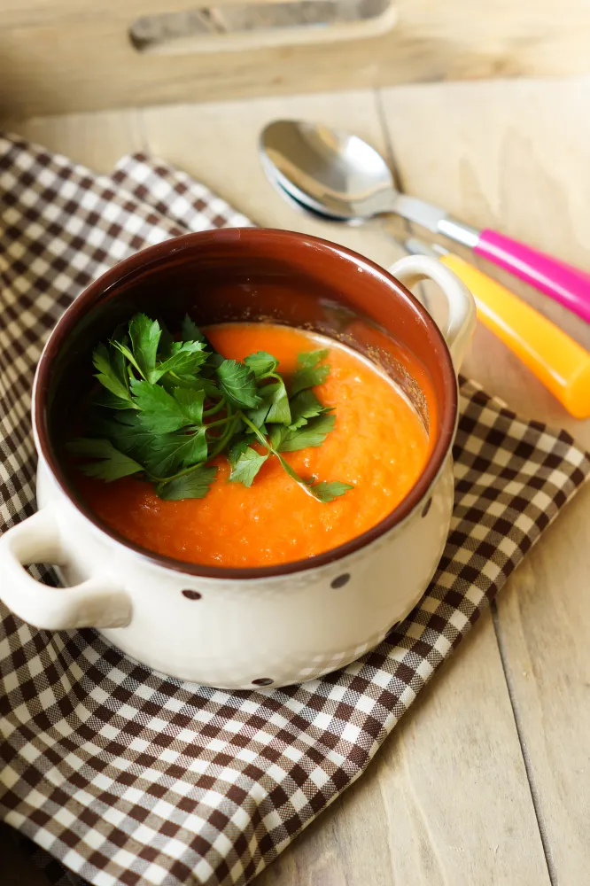 Velouté de carottes onctueux
