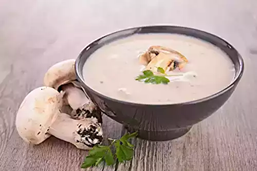 Velouté de champignons au Monsieur Cuisine