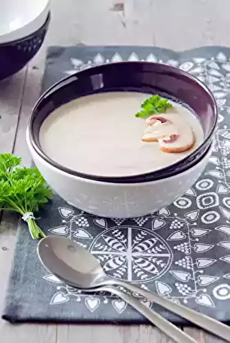 Velouté de champignons express