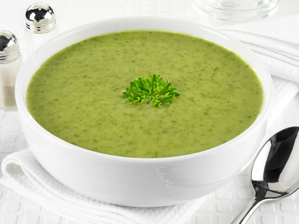 Velouté de cresson au chèvre