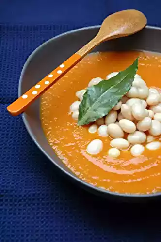 Velouté de potiron aux haricots blancs
