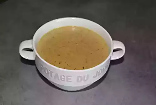 Velouté de topinambour au miel et au curry